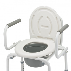 Кресло-туалет Armed FS813 с откидными подлокотниками - фото3